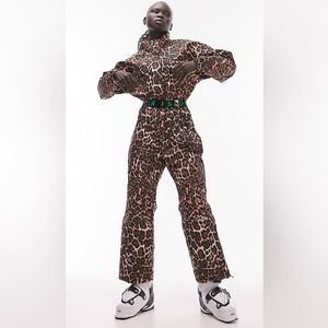 Top shop leopard ski suit